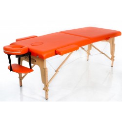 RestPro Classic 2 Orange Κρεβάτι Μασάζ Φυσικοθεραπείας Βαλίτσα Ξύλινο με θήκη φορητό